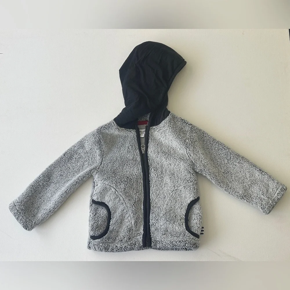 Splendid boy’s Gray and Black Jacket. Size 12-18M. - Picture 1 of 7